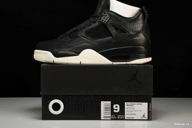  Pony Retro Black Jordan 4 Hair 819139-010 0919